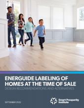 Energuide Labeling of Homes at the Time Of Sale cover